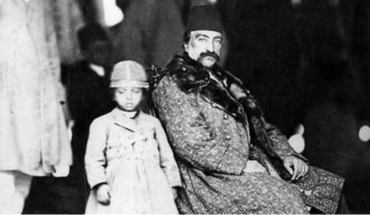 نقاشی عجیب ناصرالدین شاه قاجار از اجنه+تصویر